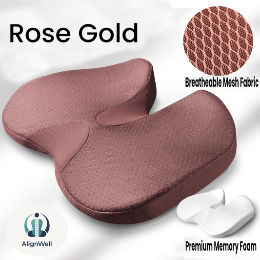 Ergonomic Memory Foam Seat Cushion For Tailbone & Posture Comfort